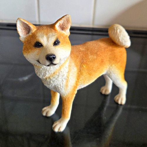 Leonardo akita dog - leonardo, statue