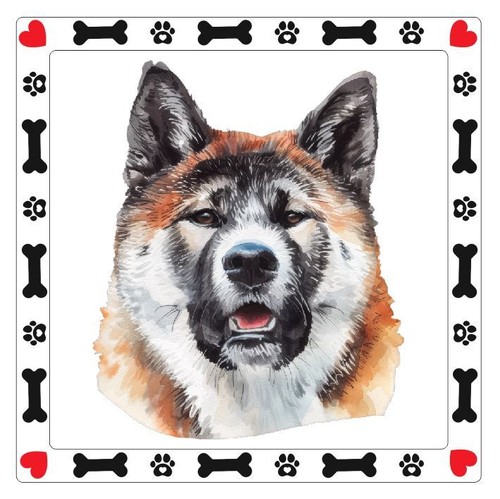 Akita dog stickers a186 - dog,