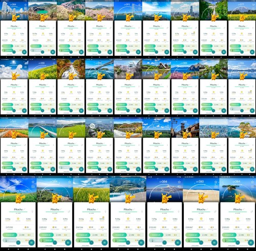 All shiny pikachu special - all,